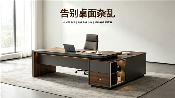 老板桌：办公桌